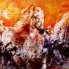 Horse  Abstract Art - Digialphotoshop Digital - By Raju Arya, Abstract Art Digital Artist