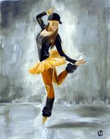 Warm Up - Oil On Canvas Paintings - By Svetlana Bagdasaryan, Realizm Painting Artist