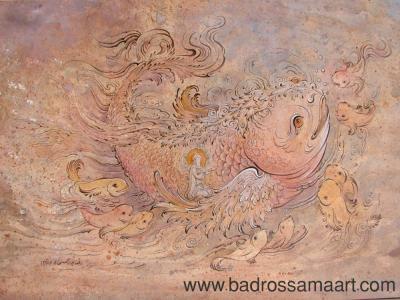 Persian Paint - Jonah Prophet 2 - Guache