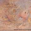 Jonah Prophet 2 - Guache Paintings - By Reza Badrossama, Persian Painting Painting Artist