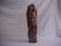Wooden Sculpture - The Frustration - Wood