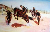 My F Remington - Oils Paintings - By David Watson, History Painting Artist