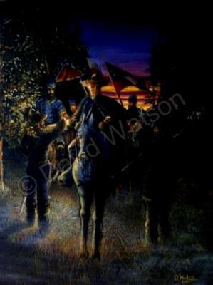 My Art - The Generals Enter Camp - Oils