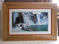 Empire Of Ice    Snoqualmie Falls Washington State-54 - Wood Woodwork - By Larry Niekamp, Framing Woodwork Artist