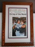 1 Tiles - Kent Hrbek  Jack Morris Signed Matted And Framed-14 - Wood