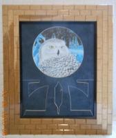 1 Tiles - Joe Watkins Wildlife Artwork Matted  Framed-51 - Wood