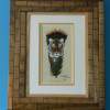 Sandra Santara Artwork Mated  Framed-161 - Wood Woodwork - By Larry Niekamp, Framing Woodwork Artist