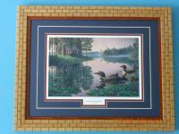 Kim Norlien Artwork Matted  Framed-108 - Wood Woodwork - By Larry Niekamp, Framing Woodwork Artist