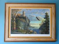 Kim Norlien Artwork Matted  Framed 140 - Wood Woodwork - By Larry Niekamp, Framing Woodwork Artist