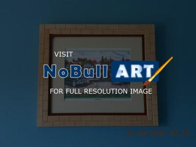 1 Tiles - Matted Frame For A 8 X 10 Photograph-182 - Wood