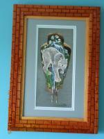 Sandra Santara Artwork-157 - Wood Woodwork - By Larry Niekamp, Framing Woodwork Artist