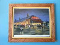 Jimmy Clark Artwork Matted  Framed-76 - Wood Woodwork - By Larry Niekamp, Framing Woodwork Artist