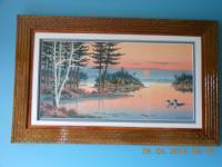 Jerry Raedeke Artwotk Matted  Framed-23 - Wood Woodwork - By Larry Niekamp, Framing Woodwork Artist