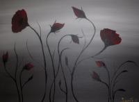 Flower - Poppy  Darling - Acrylic