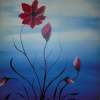 Good Morning Darling - Acrylic Paintings - By Sunanta Deangdeelert, Flower Painting Artist