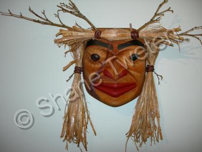 Northwest Coast - Tree Spirit Portrait Mask - Western Red Cedar