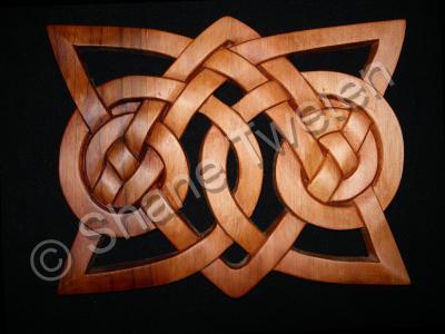 Celtic - Viking Ornament Plaque - Western Red Cedar