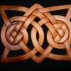 Viking Ornament Plaque - Western Red Cedar Woodwork - By Shane Tweten, Historical Woodwork Artist