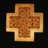 Celtic Knot Cross - Western Red Cedar Woodwork - By Shane Tweten, Historical Woodwork Artist