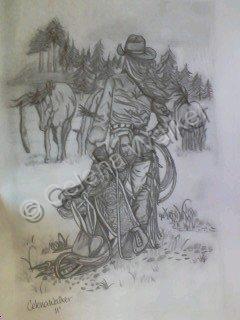 Cowgirls - Saddle Up - Pencil  Paper