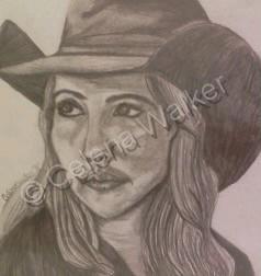 Cowgirls - Day Dreaming - Pencil  Paper