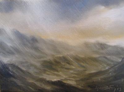 Seascapes Landscapes - Sea Squall - Oil