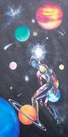 Gravity - Acrylics Paintings - By Kelsie Young, Surreal Painting Artist