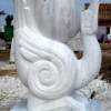 Present  Future - Stone Sculptures - By Alan Gallett, Figurative Celtic-Oriental Sculpture Artist