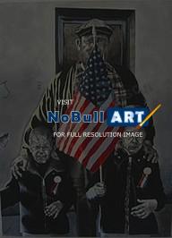 America - American Pride - Oil On Canvas