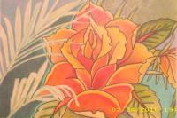 Exotic Flowers - A Rose In The Garden - Colored Pencil