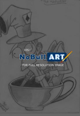 Inspired - Hatter In A Cup - Pencil  Paper