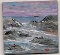 The Eternal Sea - Arcylic Paintings - By John T Youlio, Miniature Painting Artist