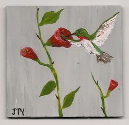 1 - Hummingbird II - Arcylic