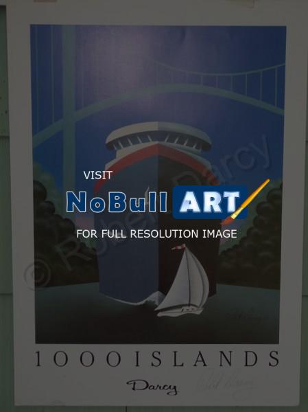 Available - 1000 Islands Poster Print - Air Brush