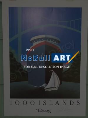 Available - 1000 Islands Poster Print - Air Brush