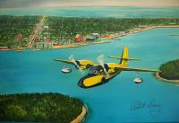 Jimmy Buffett Over Key West - Acrylic Paintings - By Robert Darcy, Realism Painting Artist