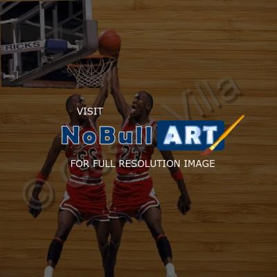 Digital Art - Basketball Players - Digital