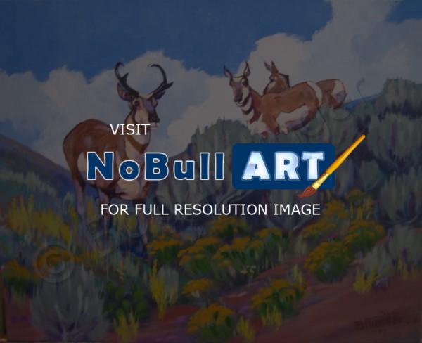 Colorado Wildlife - Sagebrush Prince - Acrylic On Canvas