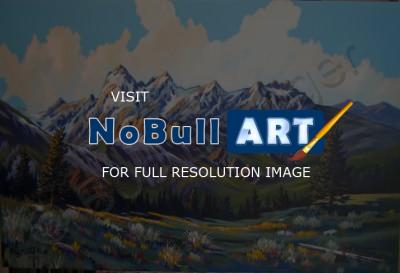Rocky Mountain Landscapes - Majestic Range - Acrylic On Canvas