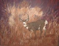 Deep Cover - Acrylic On Masonite Paintings - By Bob Bittinger, Wildlife Painting Artist