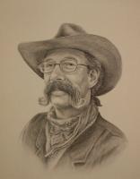 Doctor Ken - Charcoal Drawings - By Pat Graham, Realism Drawing Artist