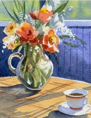 Floral - Morning Bouquet - Watercolor