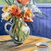 Morning Bouquet - Watercolor Paintings - By Pat Graham, Realism Painting Artist