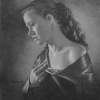 Heather - Charcoal Drawings - By Pat Graham, Realism Drawing Artist