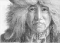 Portraits - Native American Pride - Graphite