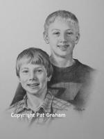 Portraits - Travis And Zach - Charcoal