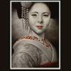 Mamehana Gion Mystique - Conte Crayon Drawings - By Pat Graham, Realism Drawing Artist