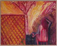 Alessandriart - In The Garden - Oil On Canvas