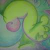 Foot - Colored Pencil Drawings - By Brittany Dybus, Cubism Drawing Artist