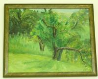 Anielle Collection - Green Landscape - Oil On Canvas